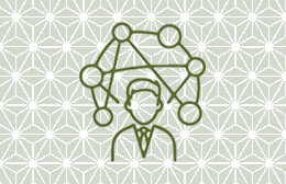 実績を表すネットワークのマーク